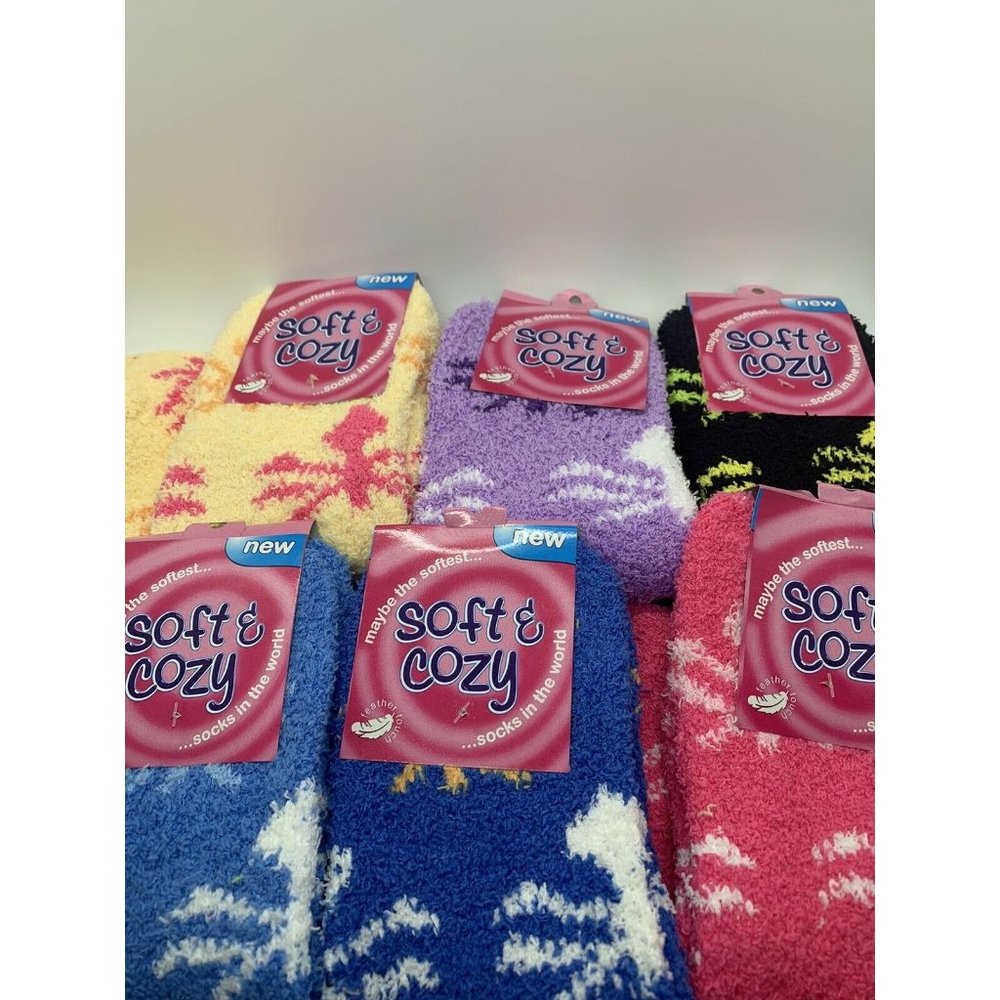 12 Pairs Soft And Cozy Women Super Fuzzy Sock 9-11 Brand New